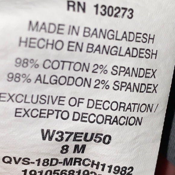 Lee Gray Mid Rise Utility 5” Shorts Sz 8 - Picture 5 of 6